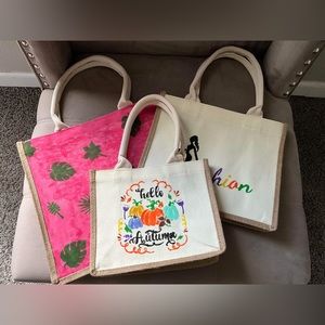 3 Pieces tote bag